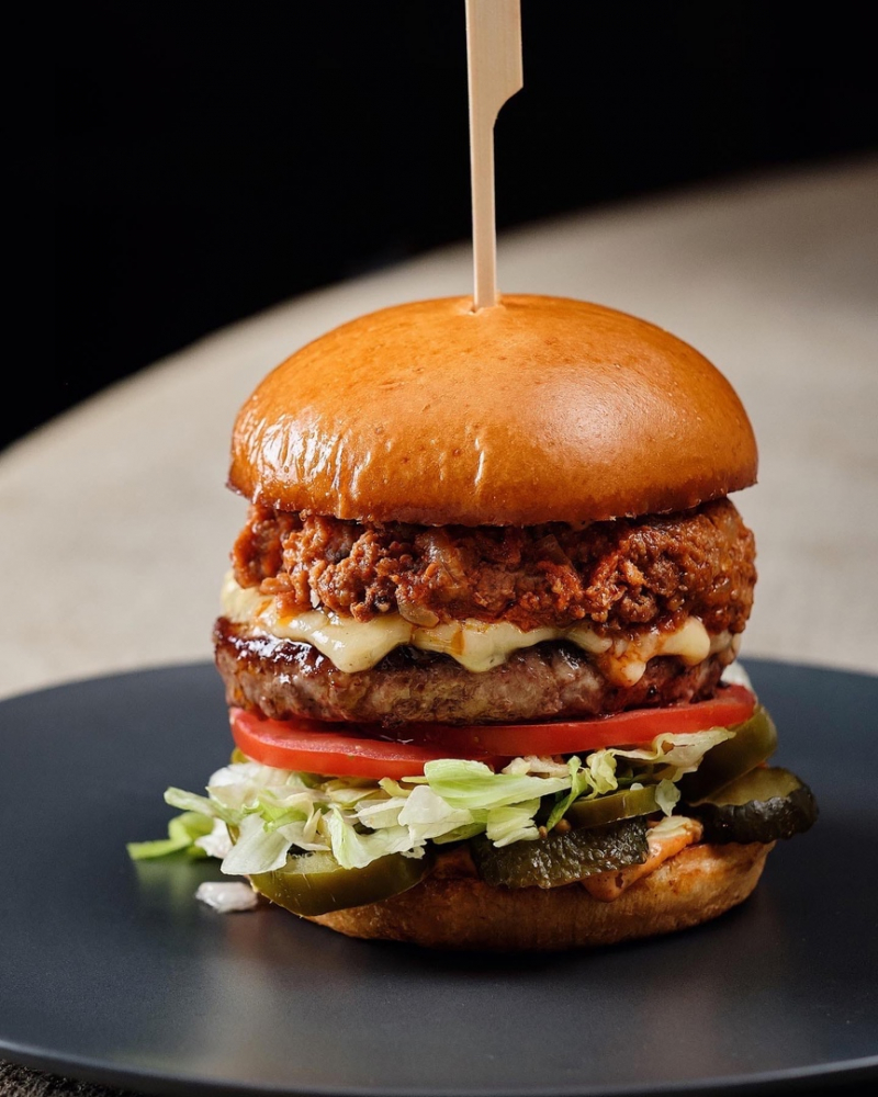 Чили бургер из мраморной говядины