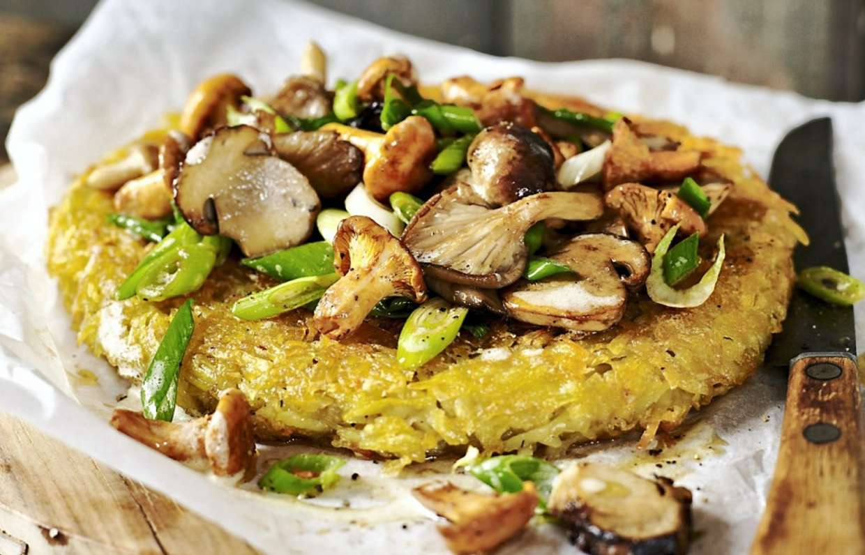 Картофельная галета с грибами