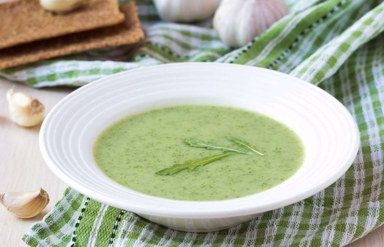 Огуречный гаспачо с мятой