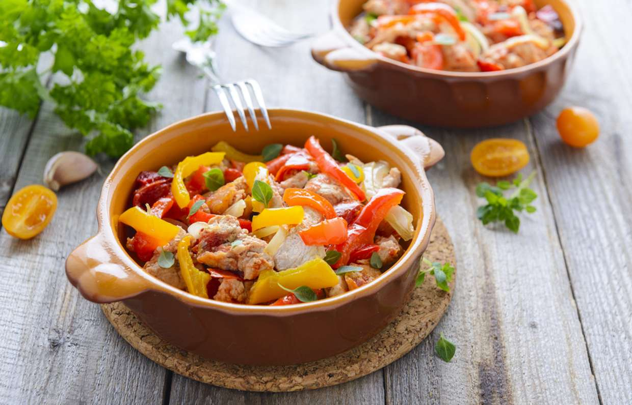 Овощное рагу в мультиварке