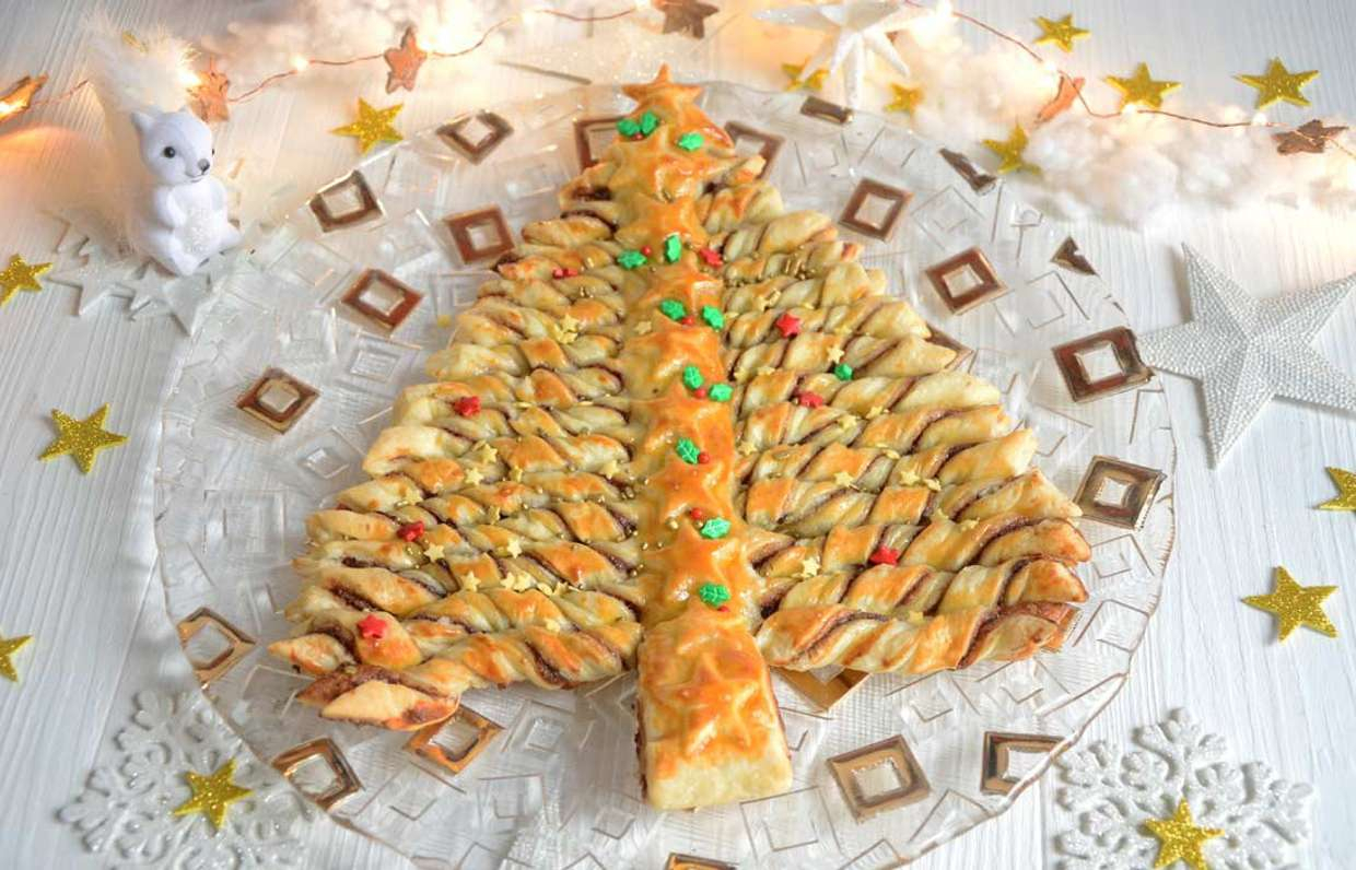 Рождественская выпечка с нутеллой