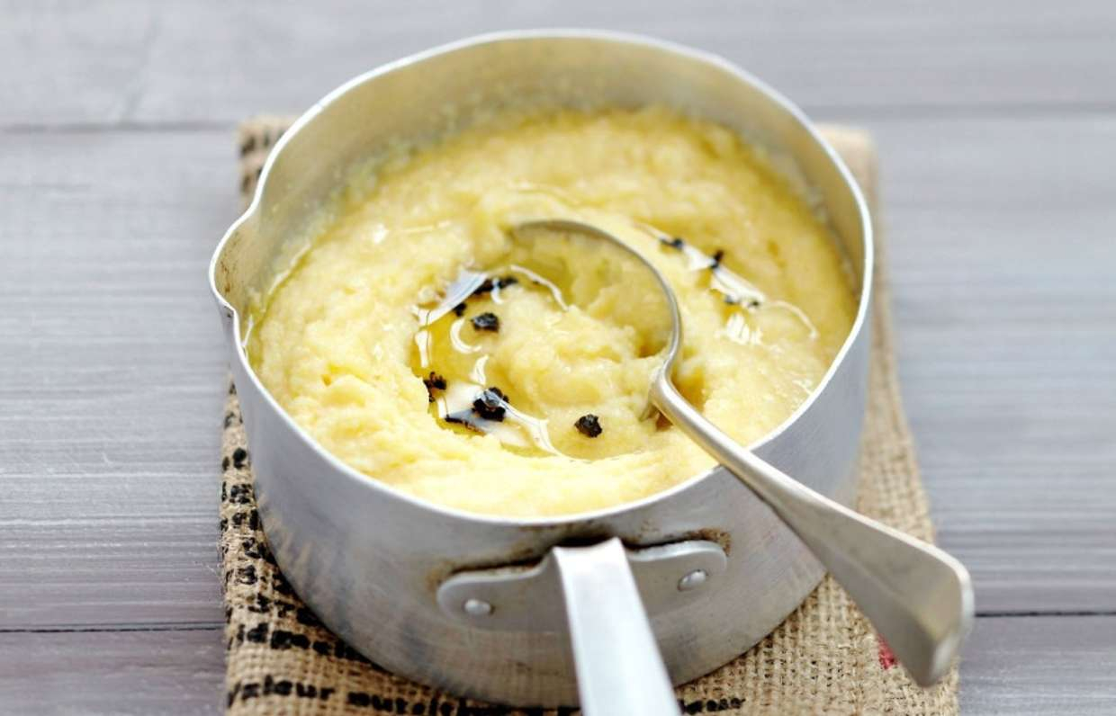 Полента с трюфелем