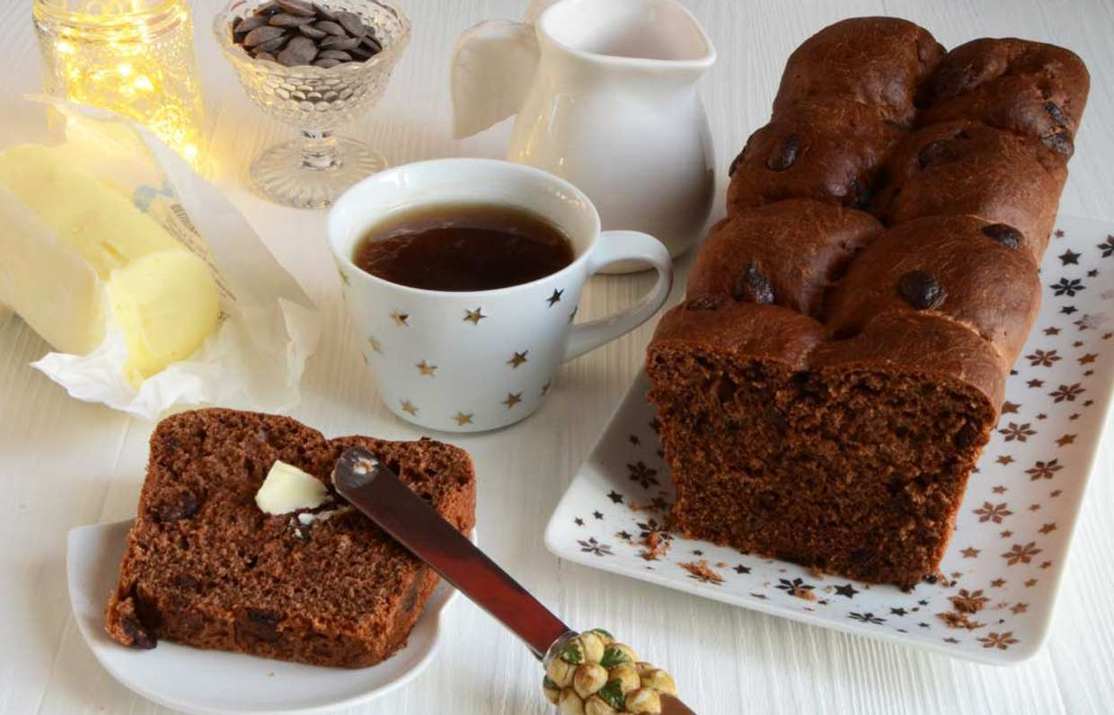 Шоколадный бриошь