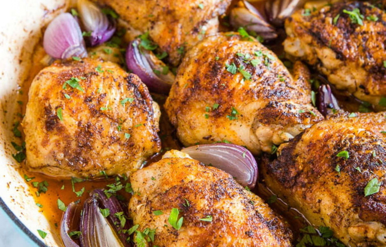 Курица в йогуртовом соусе с мятой