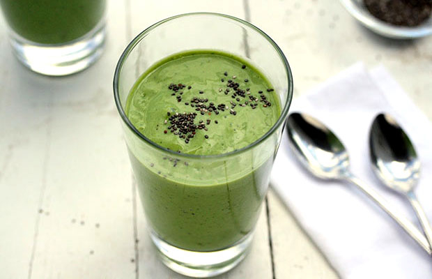 Смузи из семян конопляной клетчатки или протеина